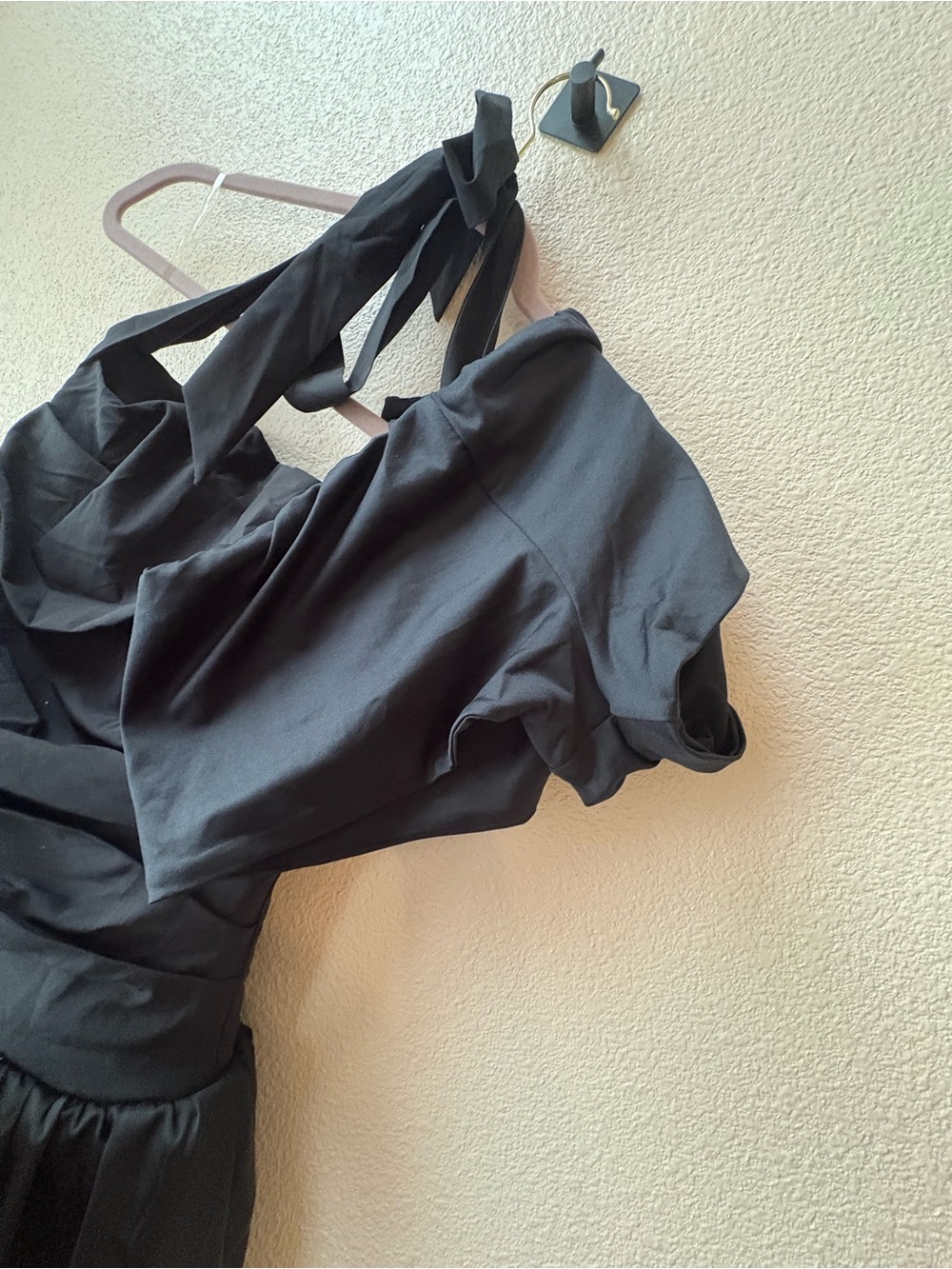 Oh Polly Black Halter Bubble Mini Dress - Picture 10 of 10